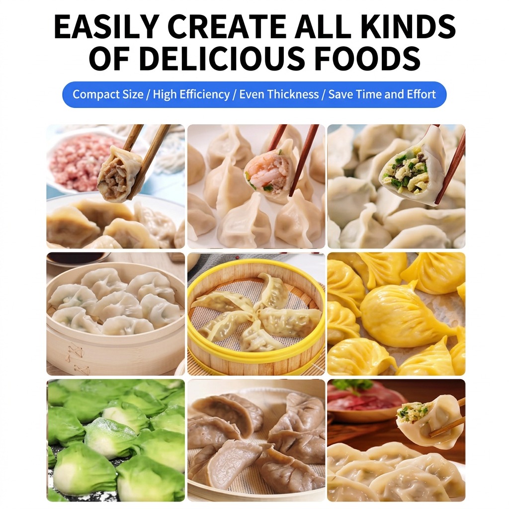 Automatyczna, komercyjna, elek – Gyoza Dumpling Maker recenzja i cena